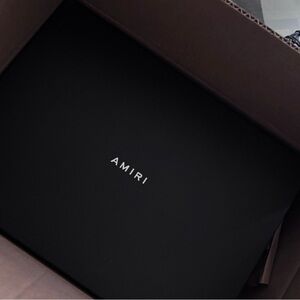AMIRI Black Box with White Logo